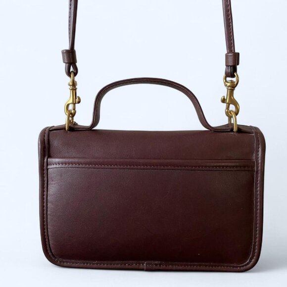 Vintage Coach Casino Bag No. 9924 - Mahogany Leather - Picture 7 of 9